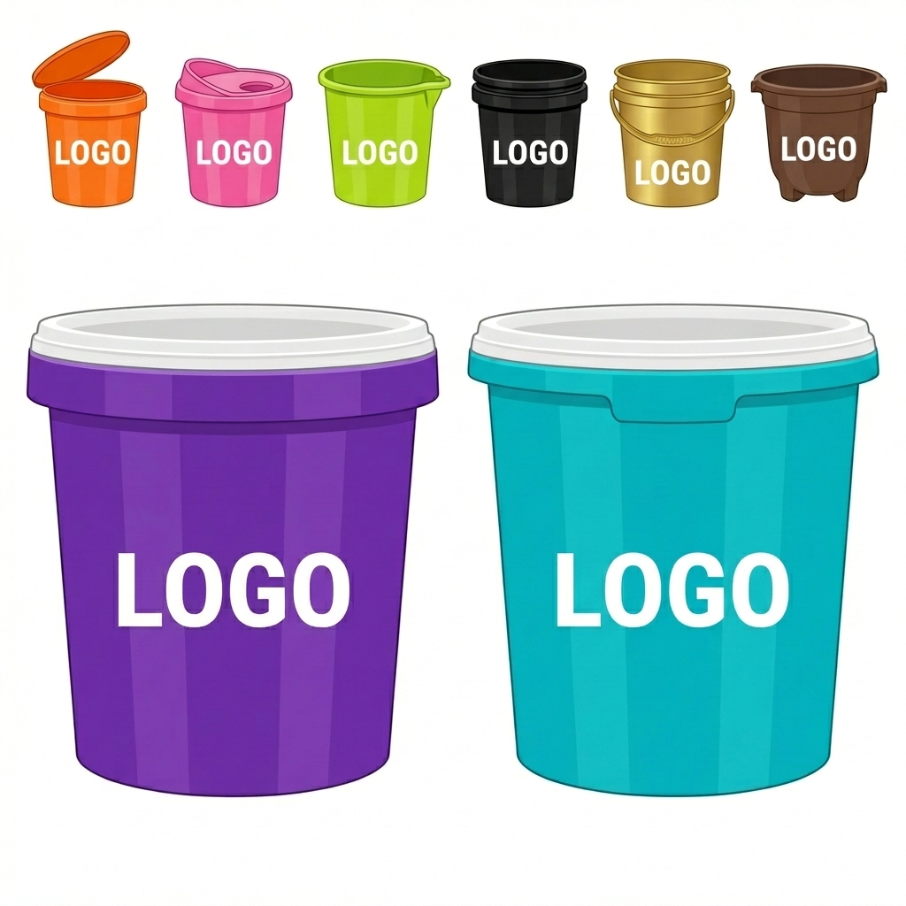 Versatile Multi-Color Plastic Container Set with Secure Lids