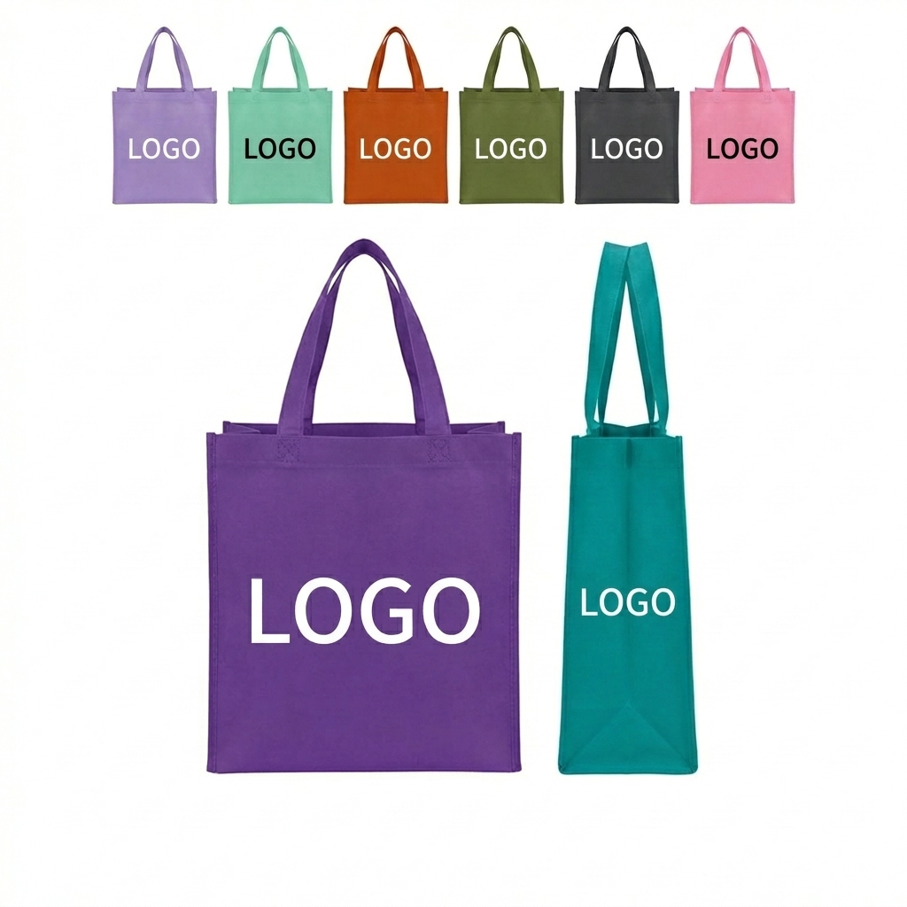Durable 80gsm Foldable Non-Woven Tote Bag for Shopping and Brand Promotion