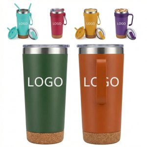 Stainless Steel Vacuum Insulated Tumbler Set with Interchangeable Lids