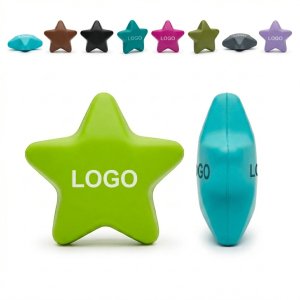 Custom Star-Shaped Stress Ball with Logo for Promotional Gifts