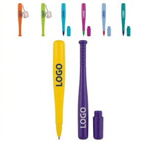 Multi-Color Baseball Bat Pen Set for Sports Fans