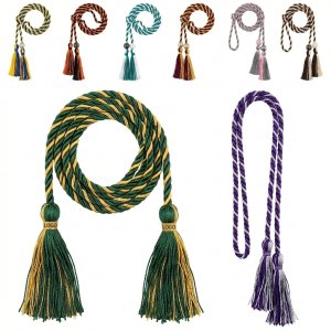Vivid Multi-Color Academic Honor Cords for Graduation